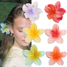 Load image into Gallery viewer, Flower Hair Claw Clips,Nonslip, Hawaiian,Cute Large Hair Clips