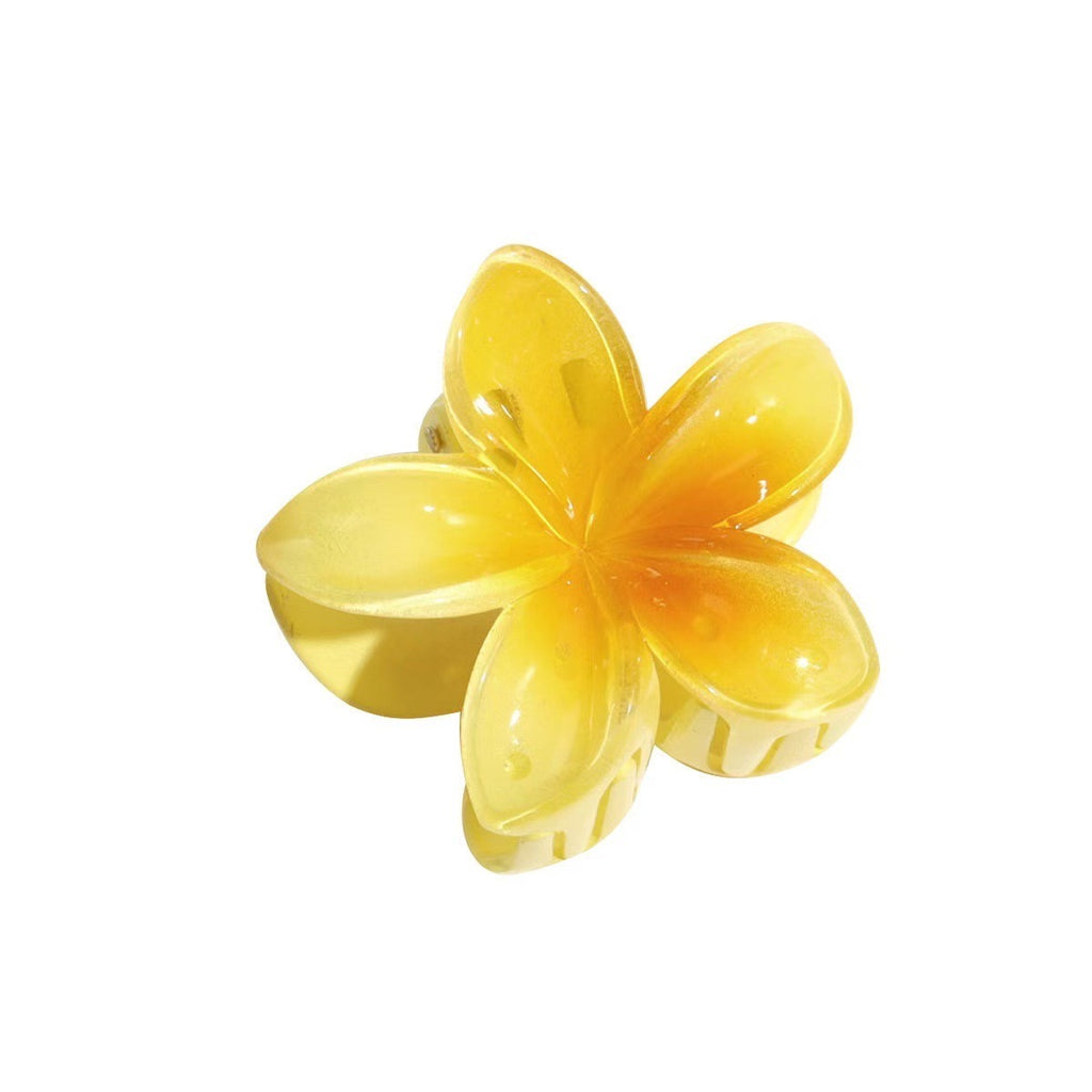Flower Hair Claw Clips,Nonslip, Hawaiian,Cute Large Hair Clips