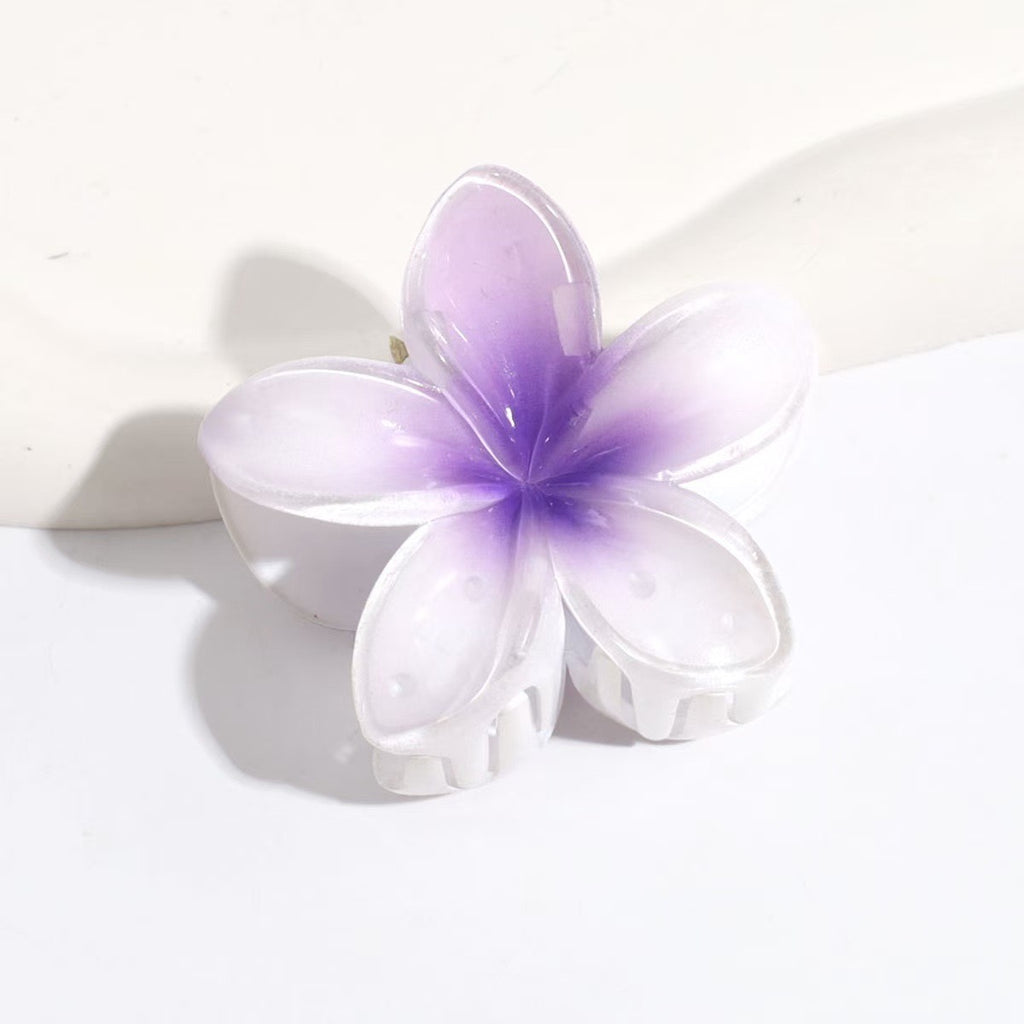 Flower Hair Claw Clips,Nonslip, Hawaiian,Cute Large Hair Clips