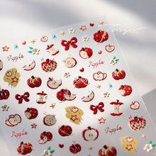Load image into Gallery viewer, Nail Stickers for Women and Little Girls, 5 sheets, Adhesive DIY Nail Art Decoration Set